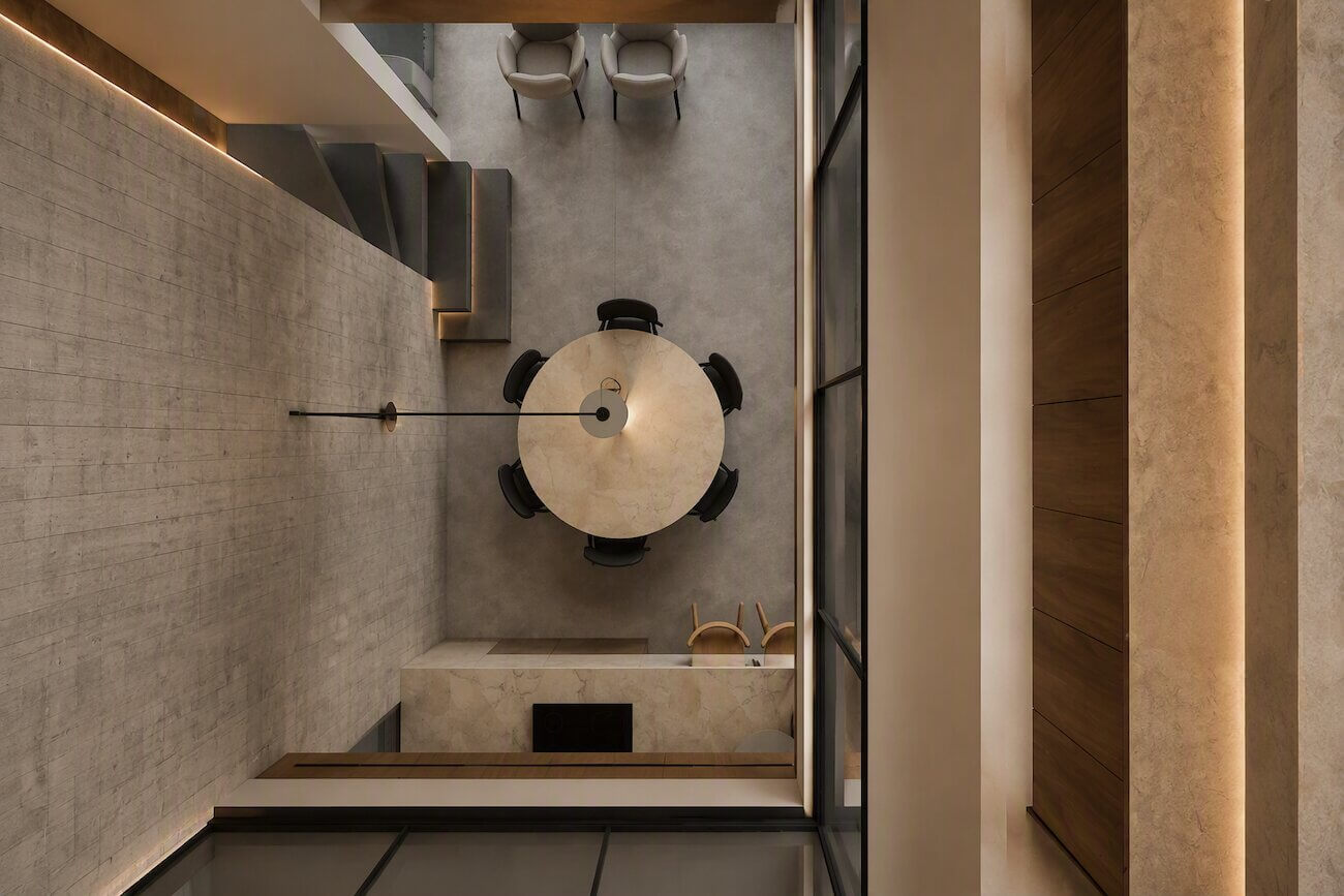AERIAL DINING AREA